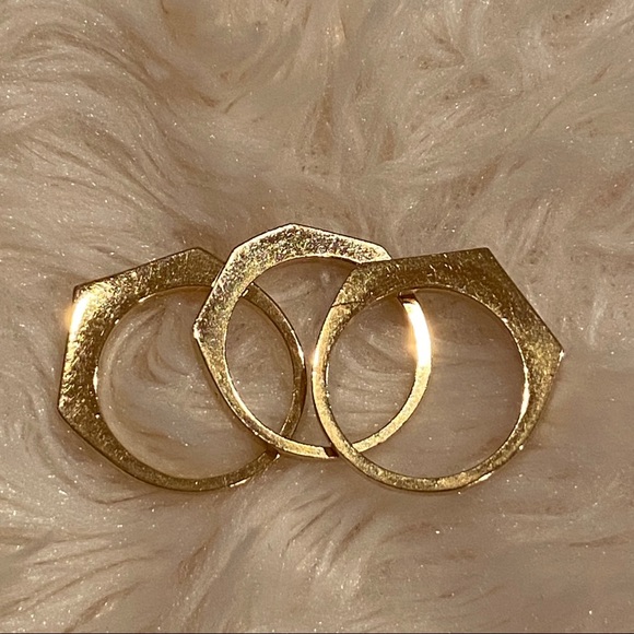 J. Crew Gold Stacking Rings - Picture 5 of 6